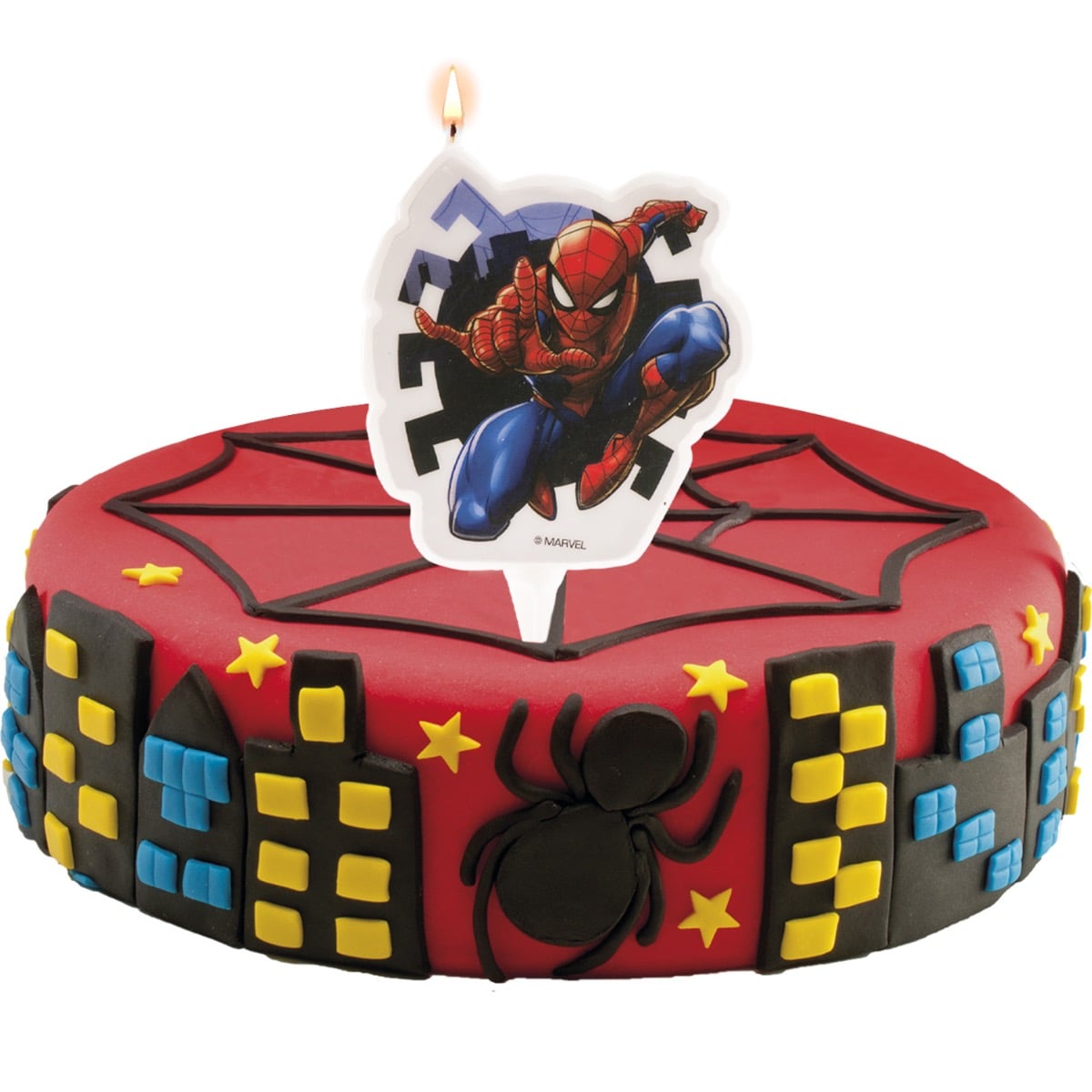 Bougie Spiderman (7cm)