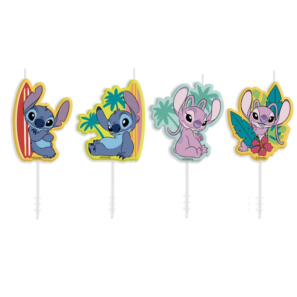 Bougies Stitch (4pcs)