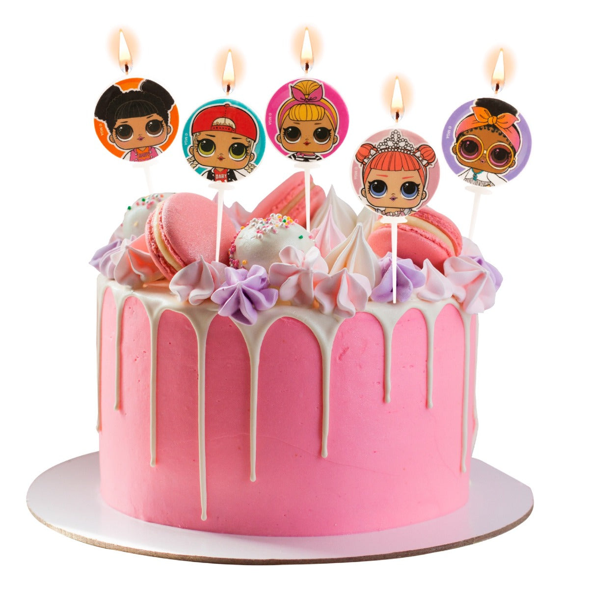 Bougie Lol 3cm (5pcs)