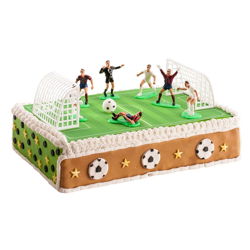 Décoration de gâteau - Foot (10pcs)