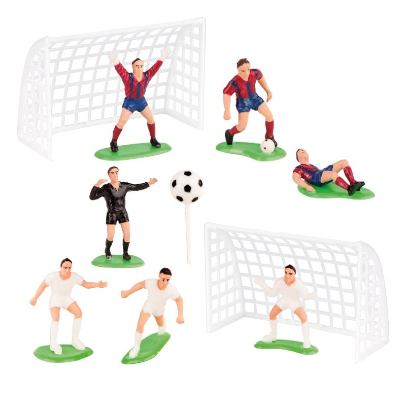 Décoration de gâteau - Foot (10pcs)