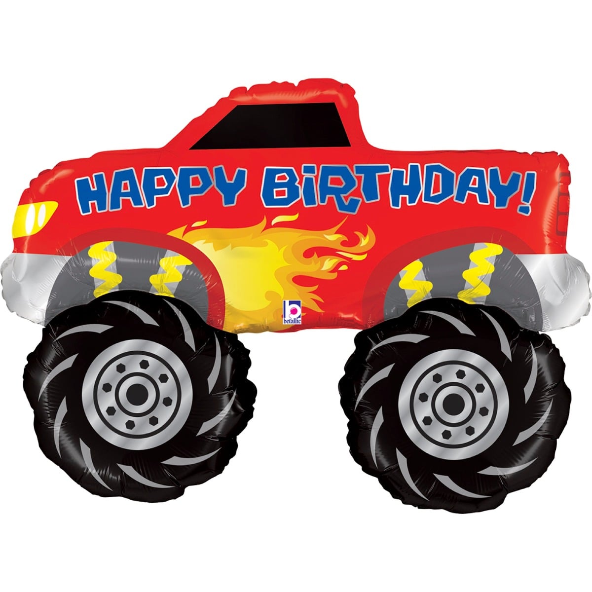 Ballon Alu - Pick Up Happy Birthday (102cm)