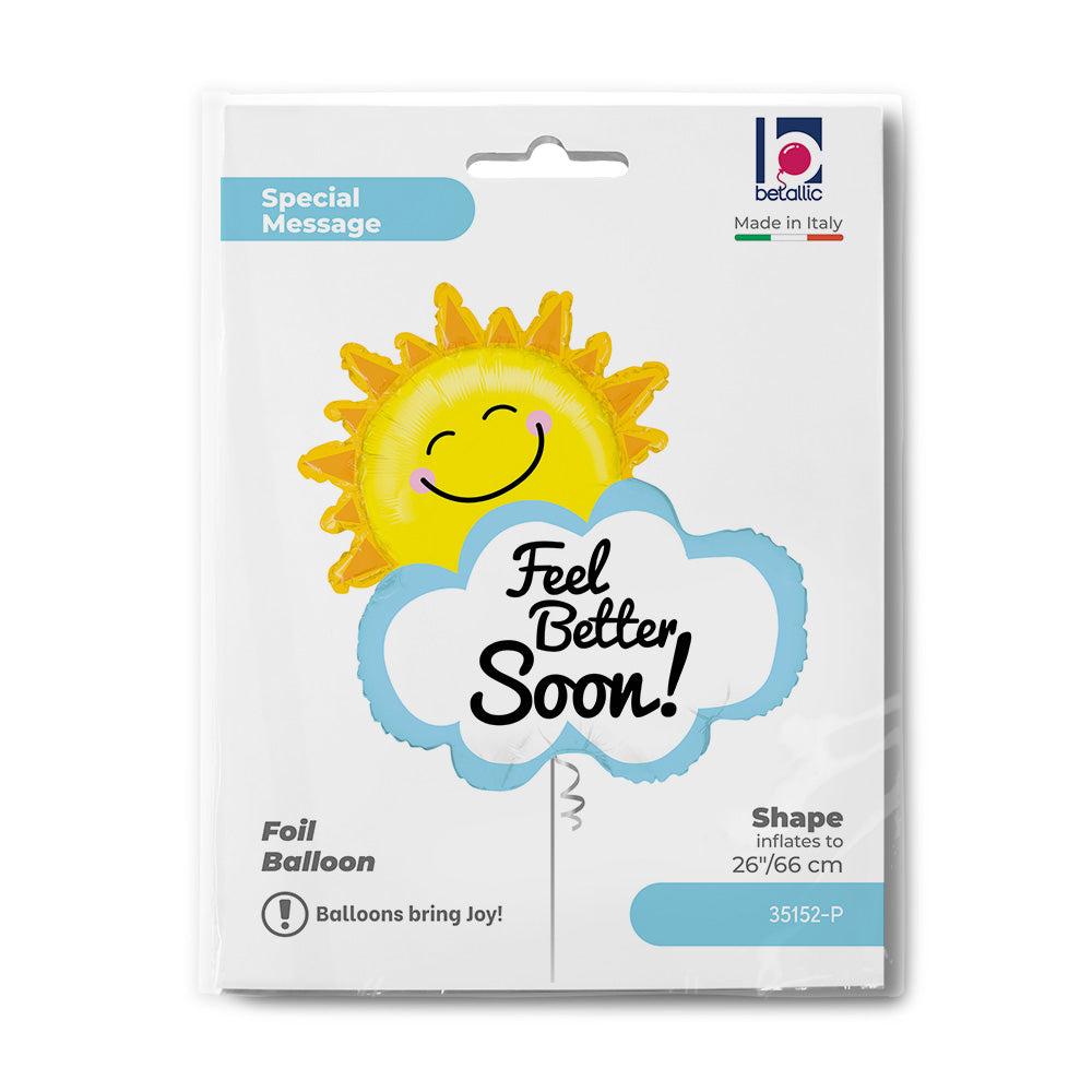 Ballon alu Soleil Feel Better Soon