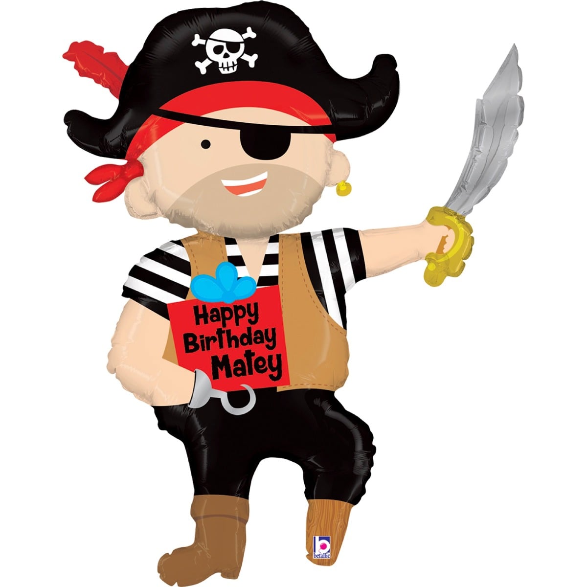 Ballon Alu - Pirate (112cm)