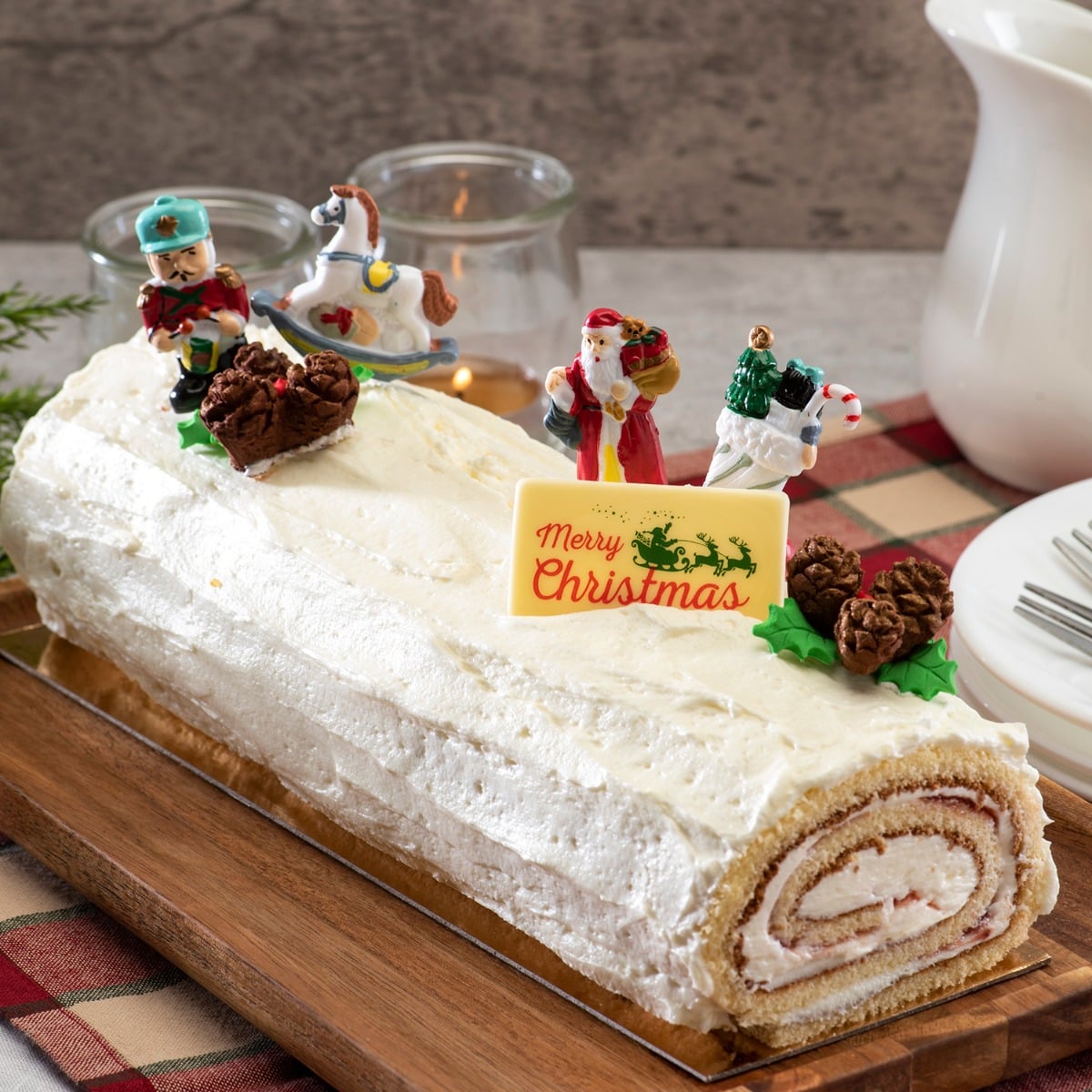 Décorations en plastique - Noël (6pcs)