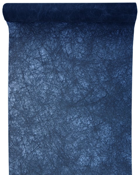 Chemin de table Fanon Bleu Marine