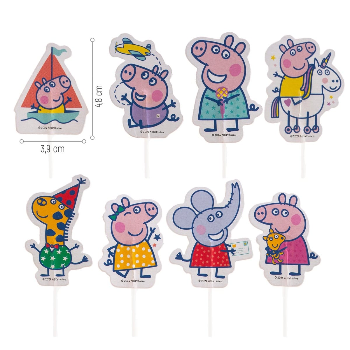 Décorations en papier - Peppa Pig 16 pcs