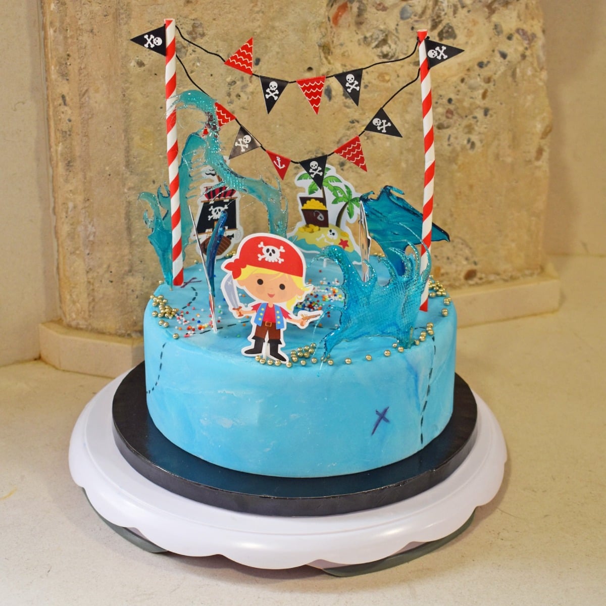 Cake Topper - Pirate (6pcs)