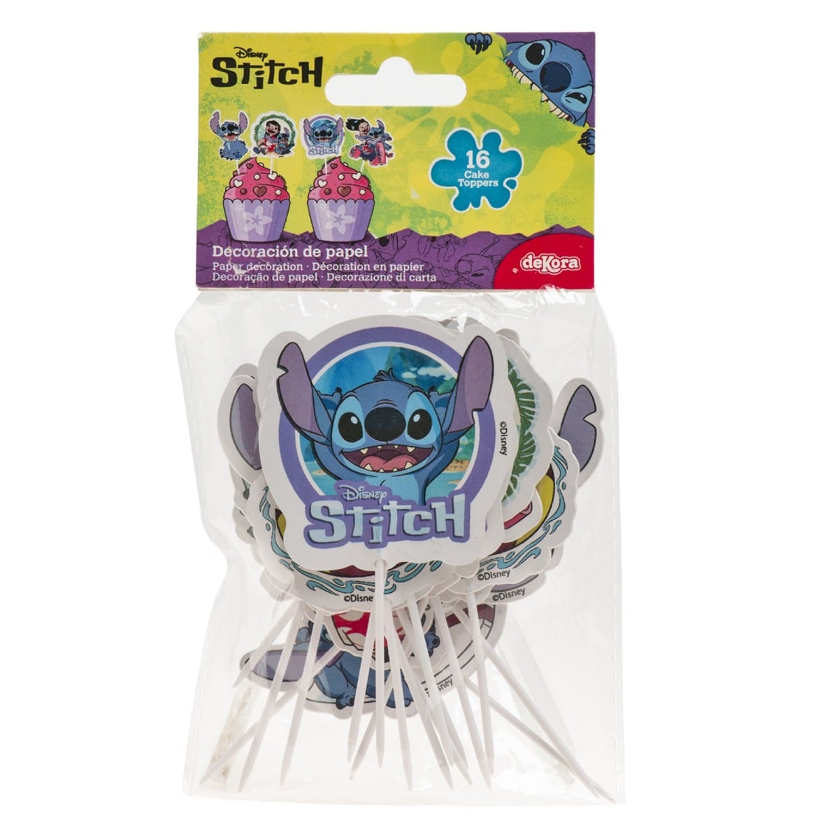 Cake Topper Stitch (16pcs)