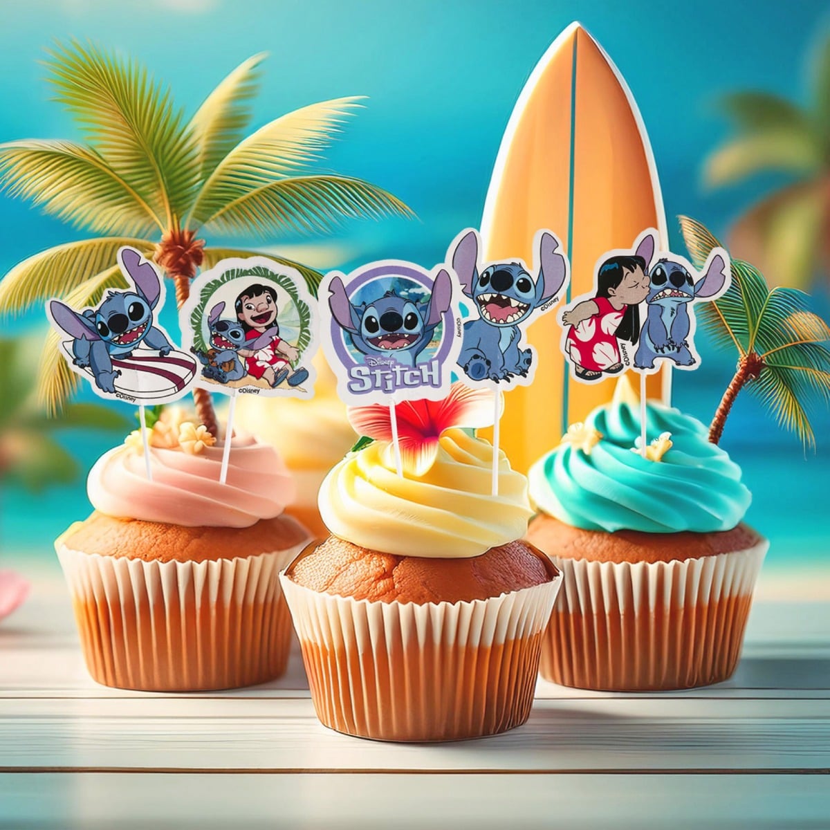 Cake Topper Stitch (16pcs)
