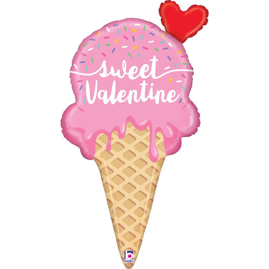 Ballon alu - Saint-Valentin Glace