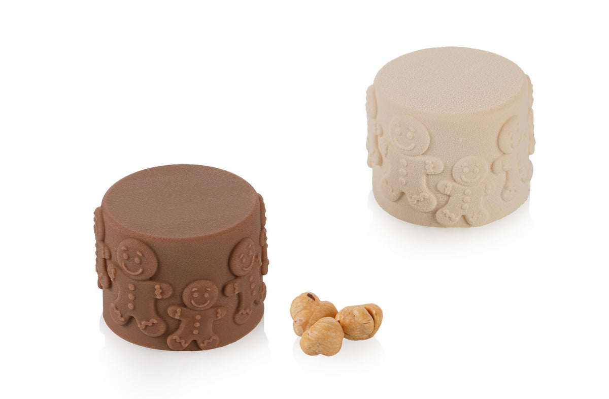 Moule en silicone Gingermen pain d'épices (8 x 115 ml)