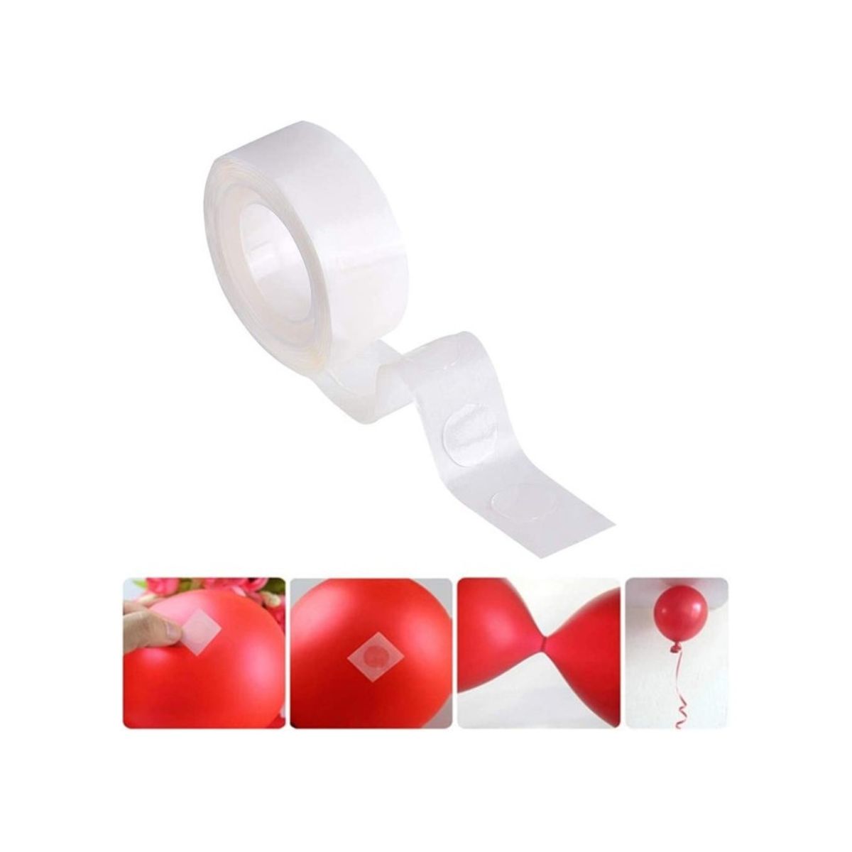 Ruban de points de colle pour ballons (100pcs)