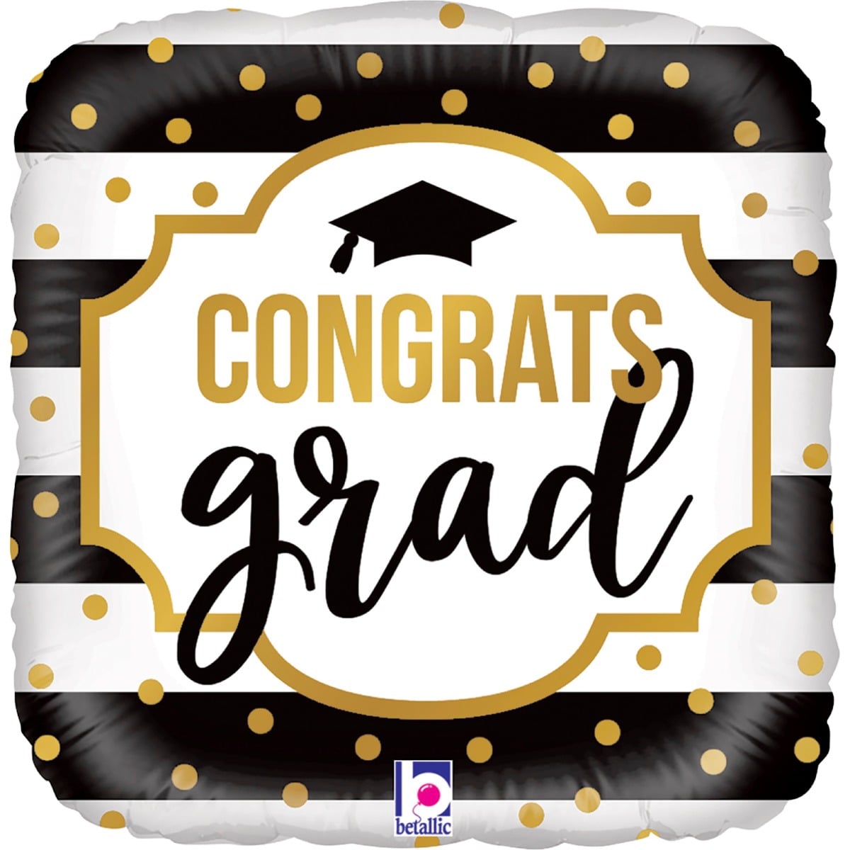 Ballon Alu Rond - Congrats Grad (46cm)