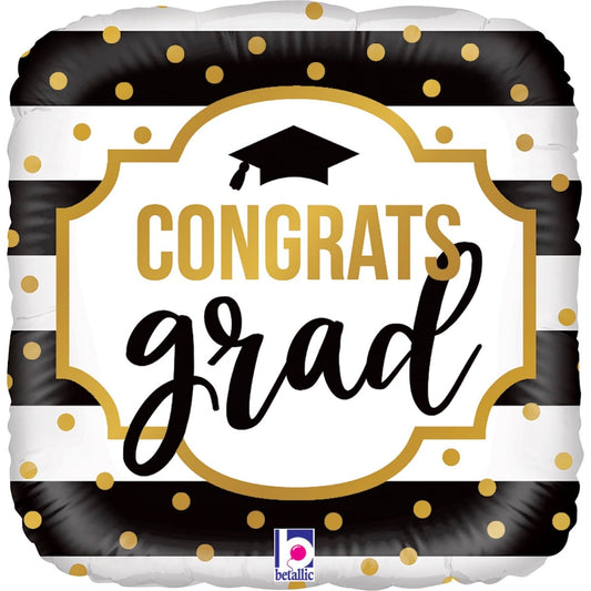 Ballon Alu Rond - Congrats Grad (46cm)
