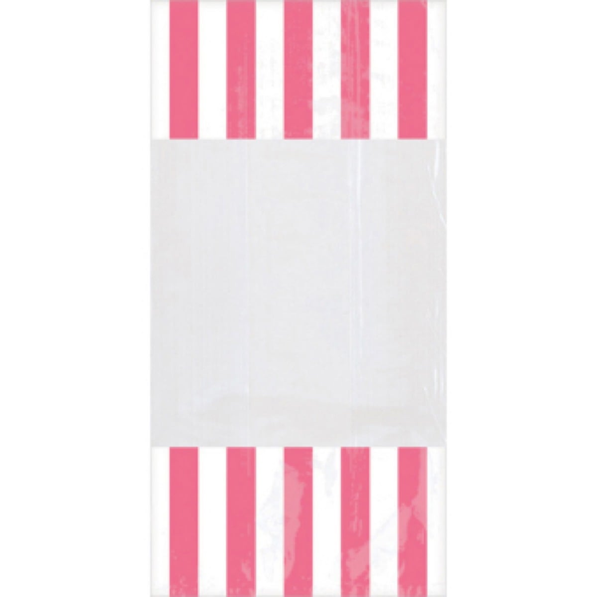 Sachets pour bonbons - Rayé Rose (10pcs)