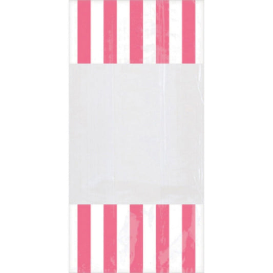 Sachets pour bonbons - Rayé Rose (10pcs)
