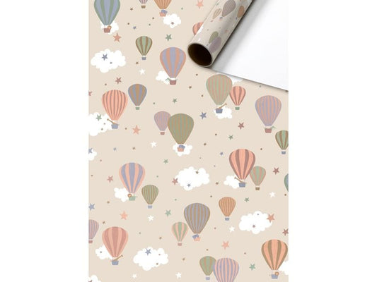 Papier cadeau Mimmo beige (70 cm x 2 m)