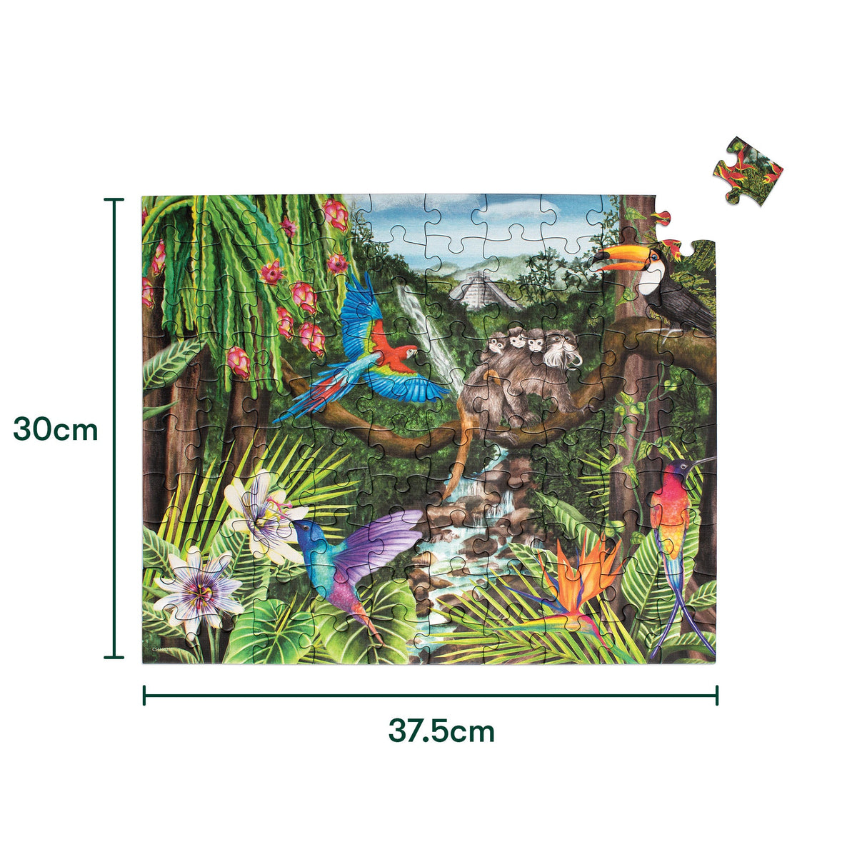 Puzzle 100 pieces - Jungle Life