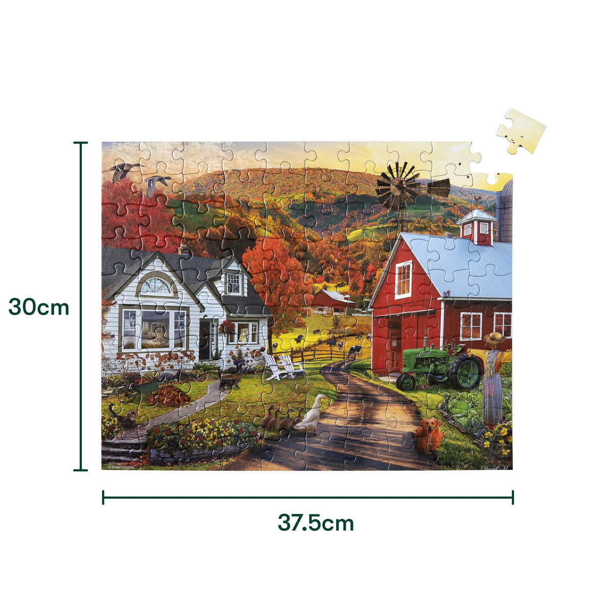 100-Teile-Puzzle - Leben auf dem Bauernhof