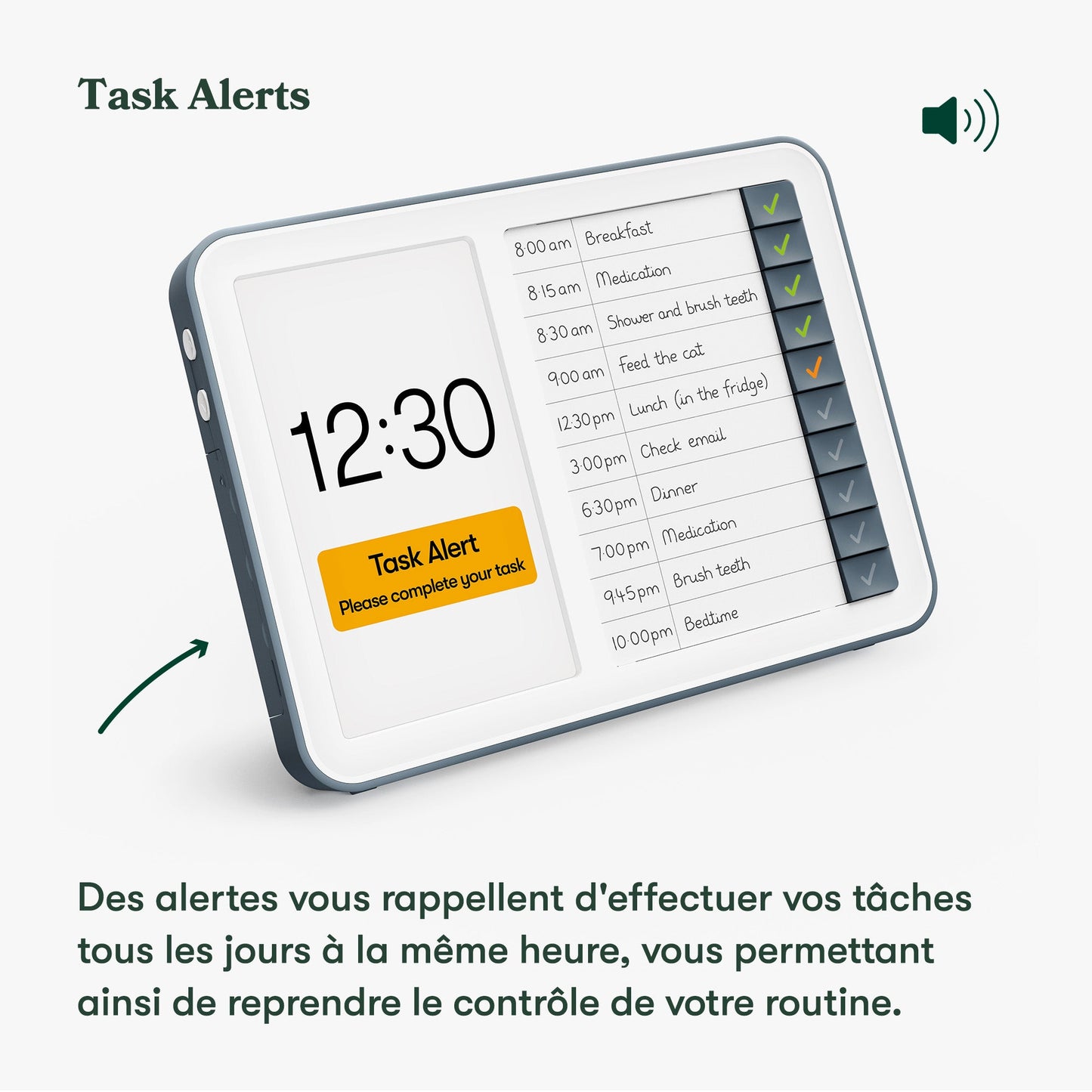 Day Hub - Clock with Task Alerts