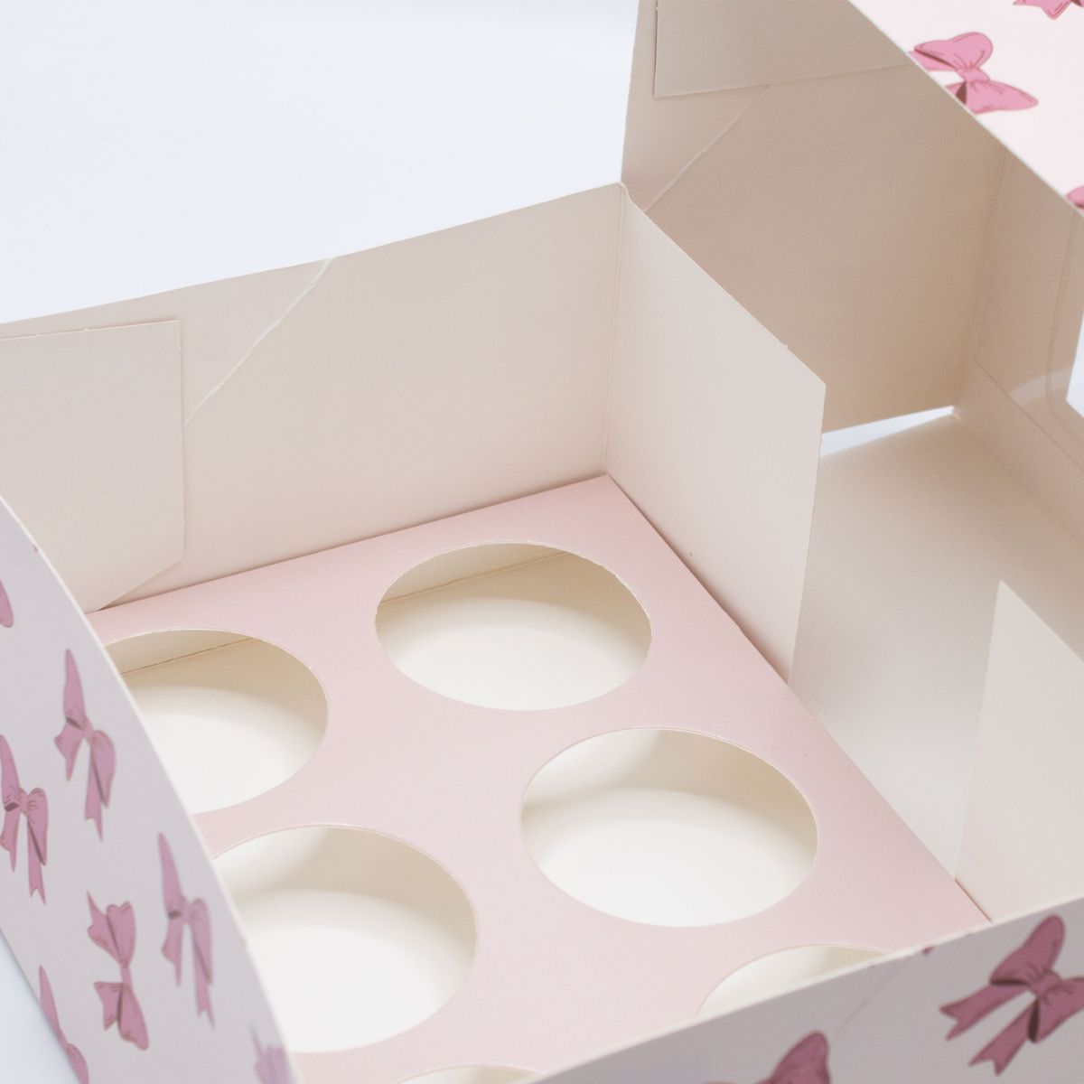 Simply Making Boîtes à cupcakes Rubans roses (6 cupcakes, 2 pièces)