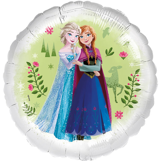 Ballon Alu Anna et Elsa La Reine des Neiges - 45cm