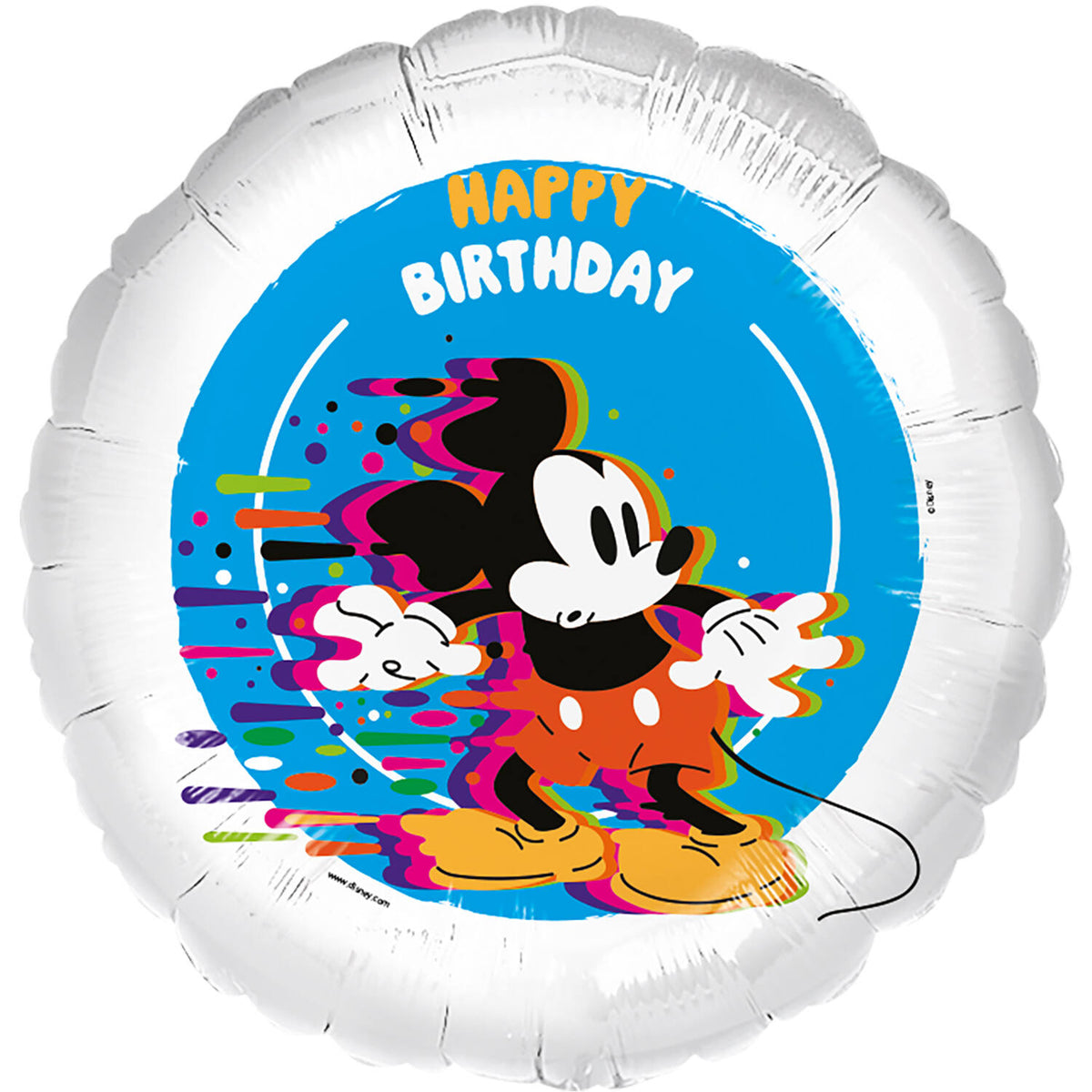 Ballon Alu Mickey Happy Birthday - 45cm