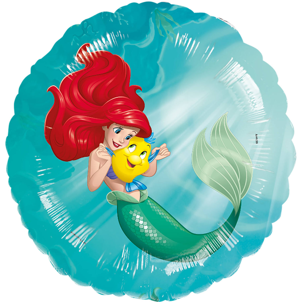 Ballon Alu Ariel la Petite Sirène - 45cm