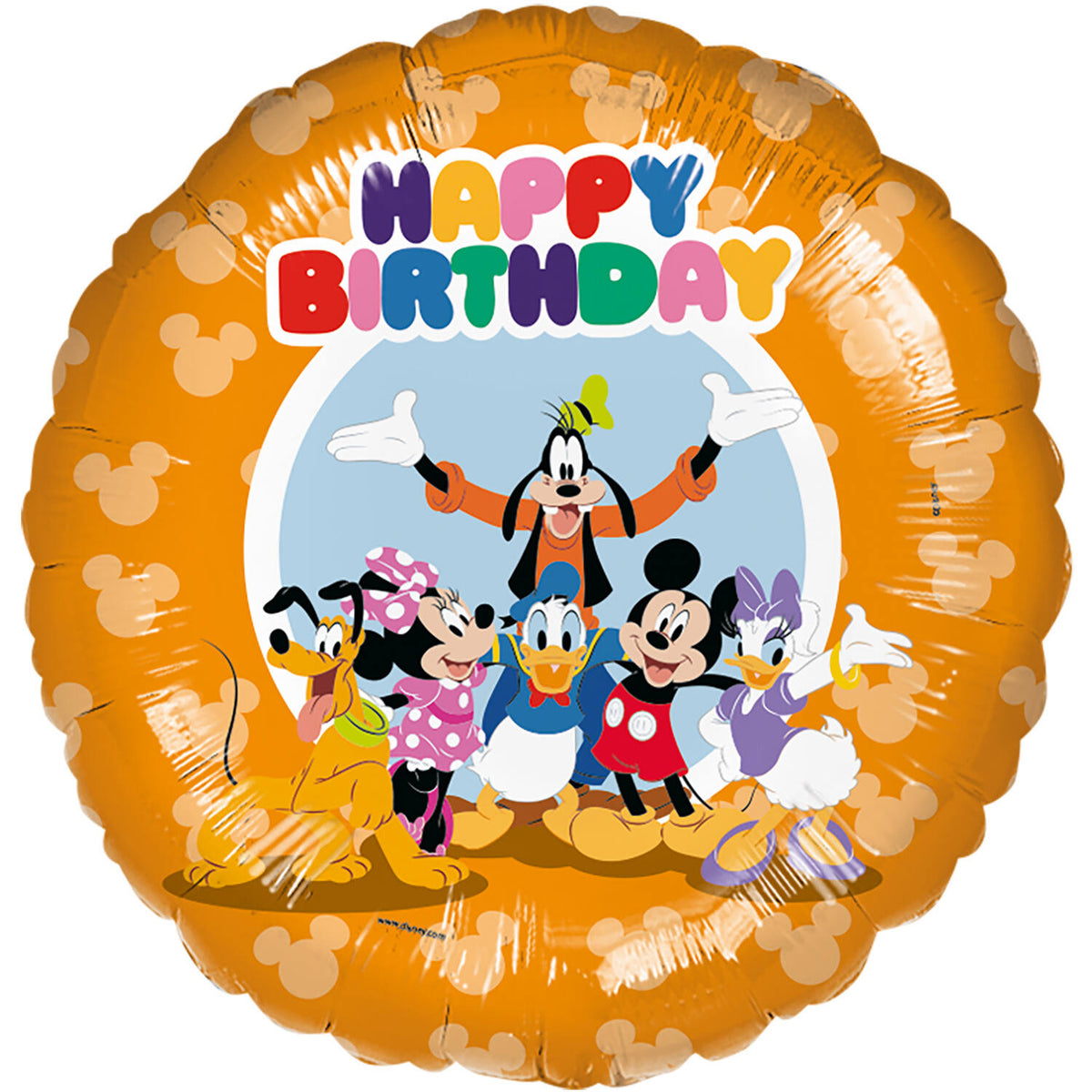 Ballon alu Mickey et ses amis Happy Birthday (45cm)