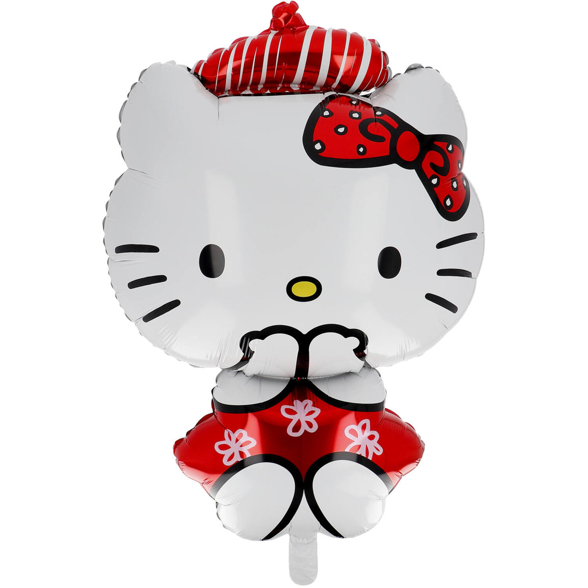 Ballon alu Hello Kitty silhouette (48 x 71cm)