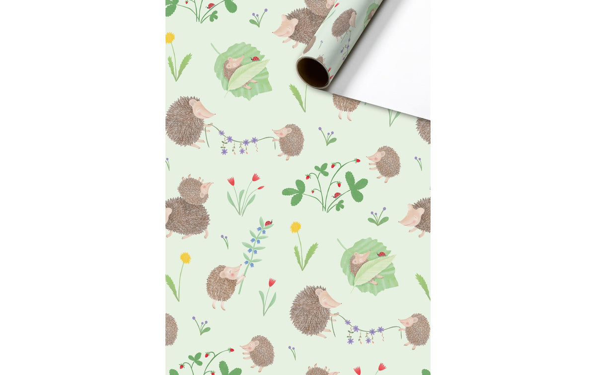 Papier cadeau Riccio menthe (70 cm x 2 m)