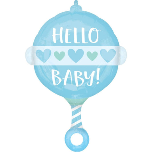 Ballon Alu - Hochet Bleu