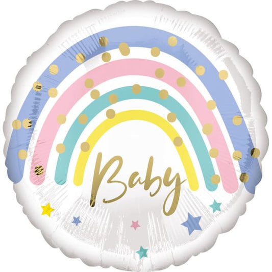 Ballon Alu - Baby Arc-en-Ciel