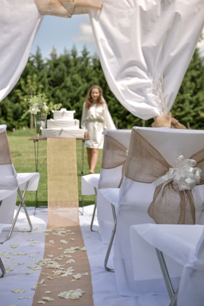 Chemin de table en Jute Naturelle