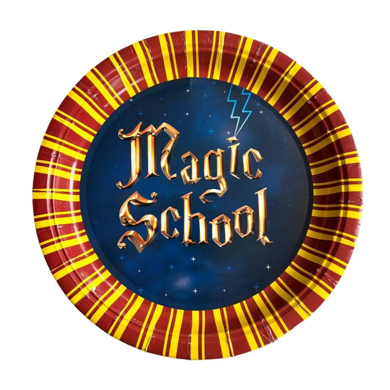 Assiettes Magic school (8pcs)