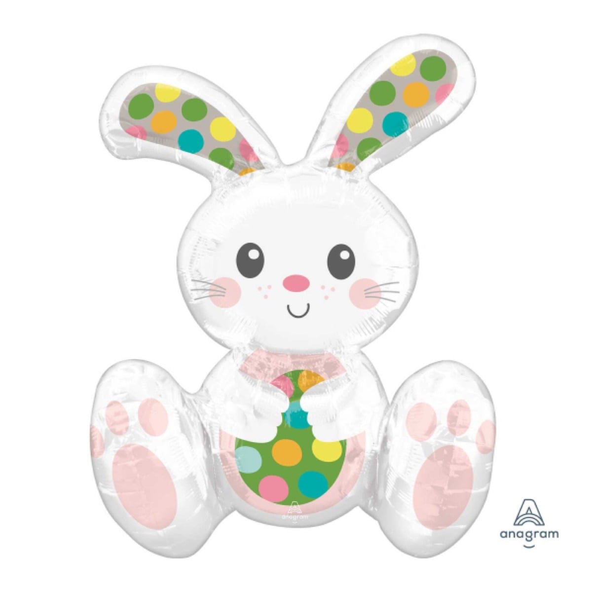 Ballon lapin assis (50cm)