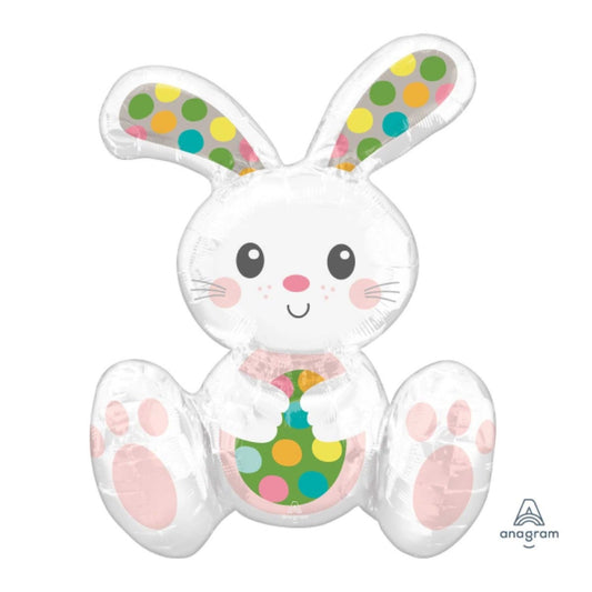 Ballon lapin assis (50cm)