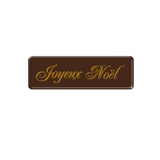 Plaquette chocolat - Joyeux Noël (3pcs)