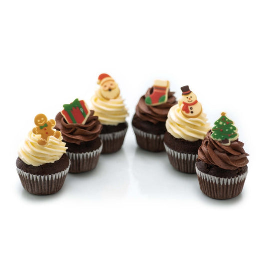 Décorations chocolat - Assortiment Noël (6pcs)
