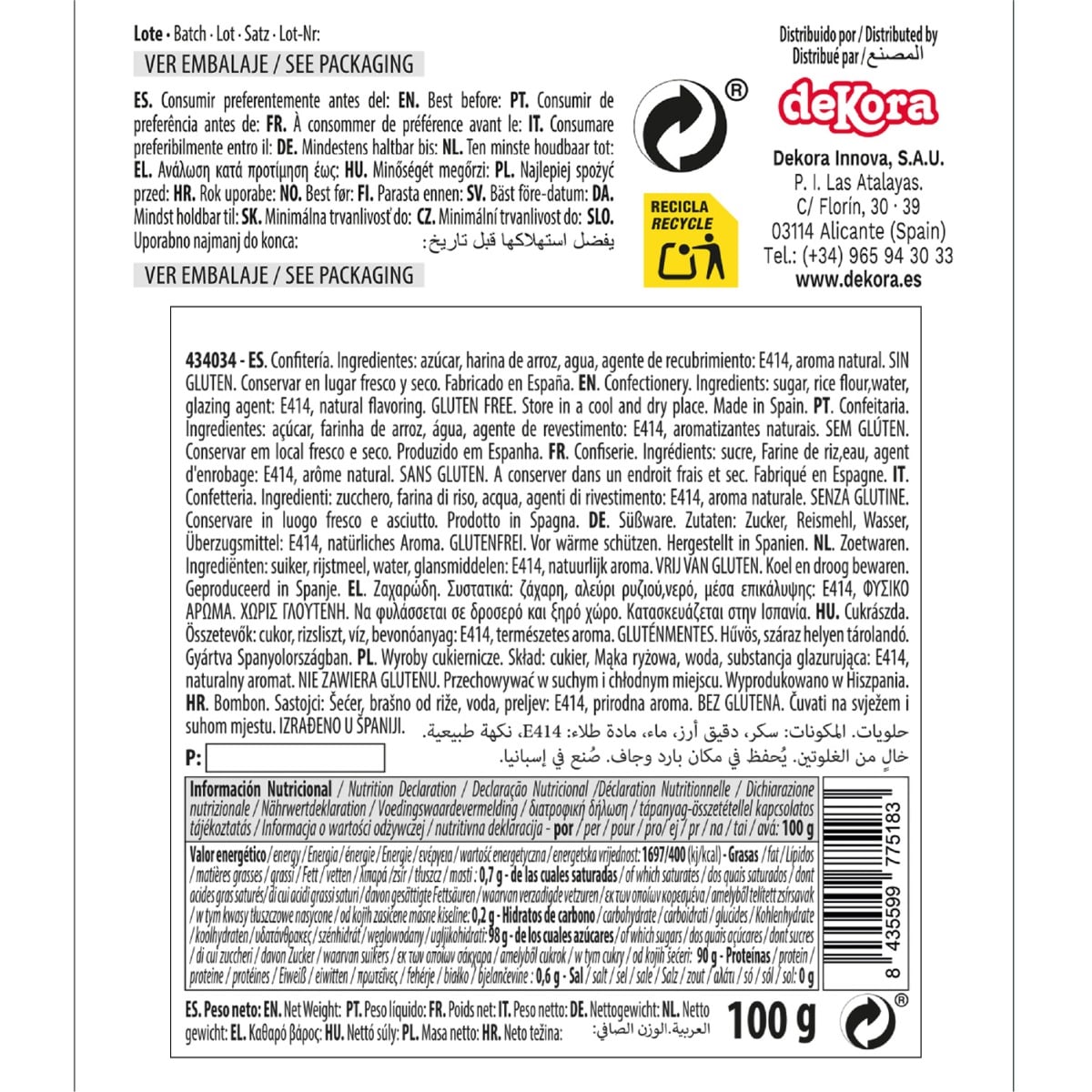 Dekocrunchies - Saveur Noix de Coco