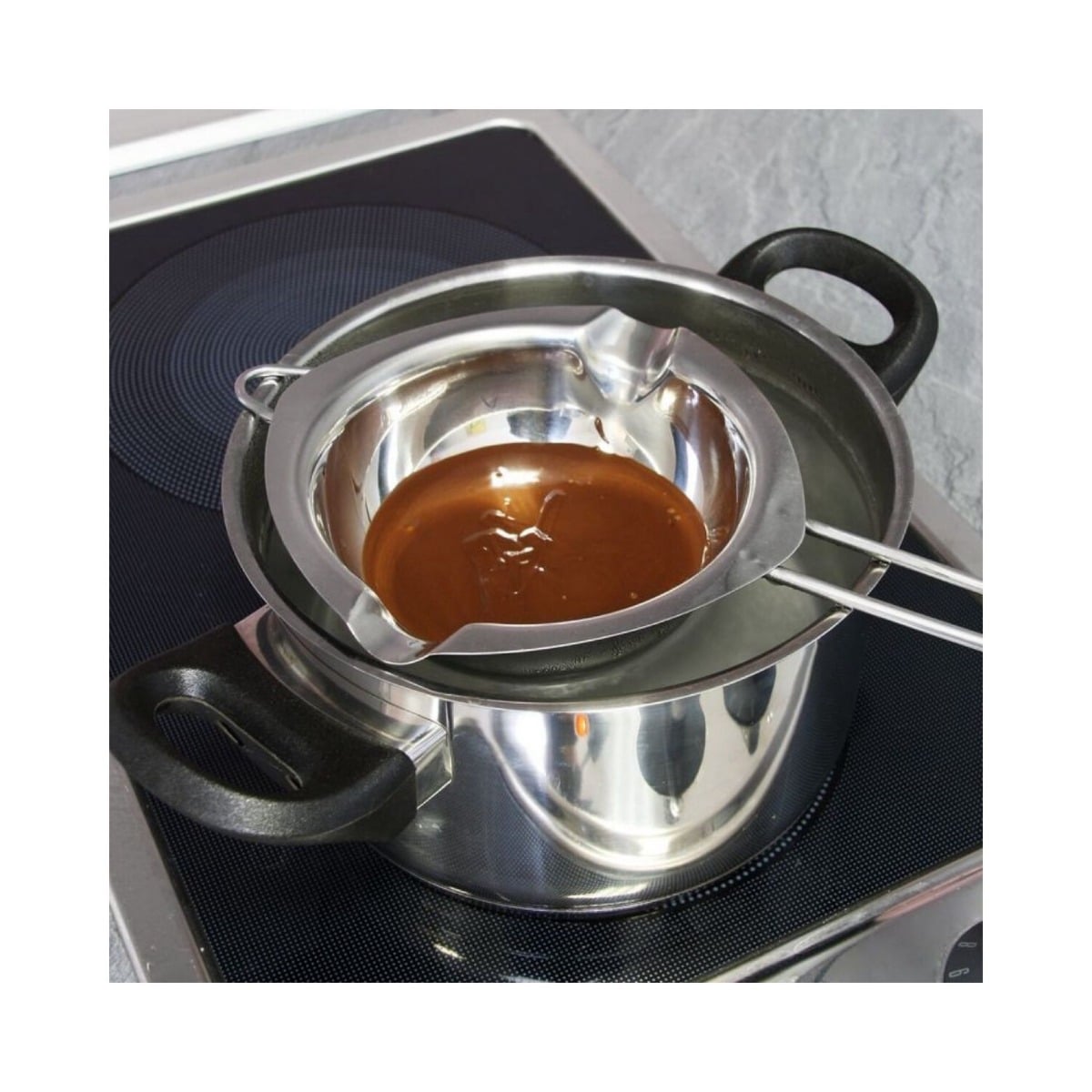 Service à bain-marie pour chocolat