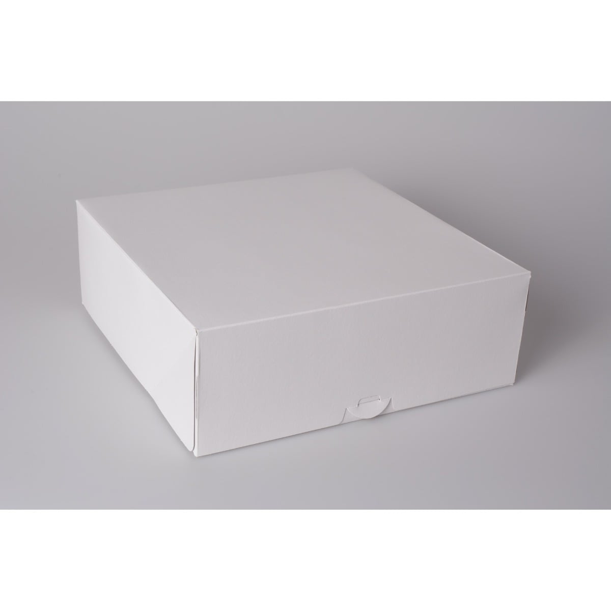 Boîte neutre pour tourte L 26 x L 26 x H 10 cm