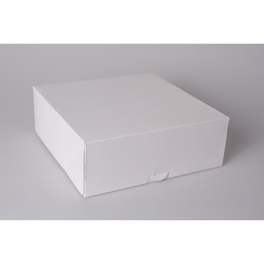 Boîte neutre pour tourte L 22 x L 22 x H 10 cm