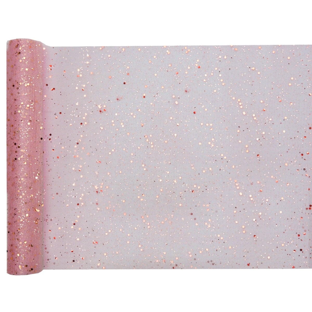 Chemin de table en Tulle Pailleté - Rose Gold (5m)