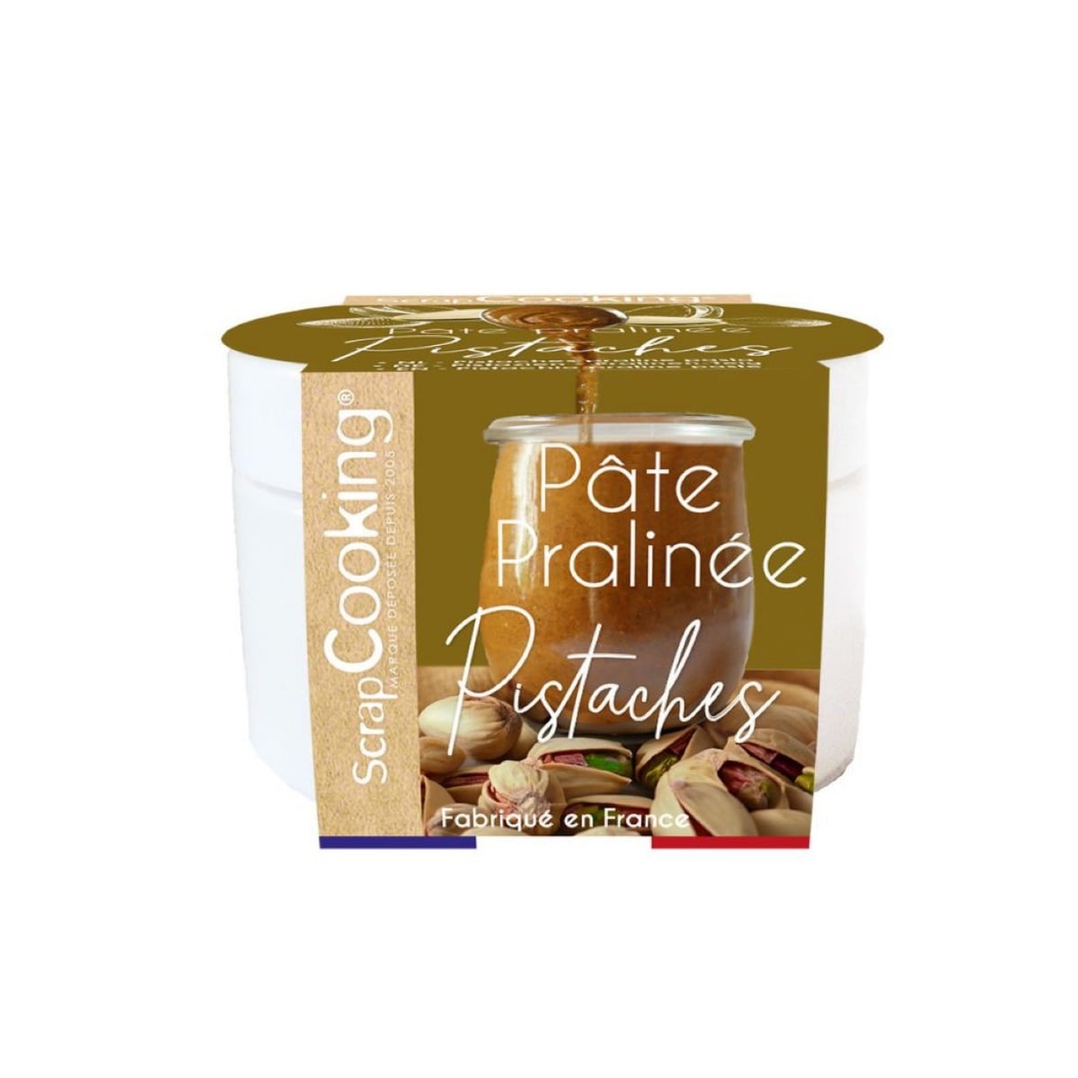 Pâte de praliné pistaches (200g)