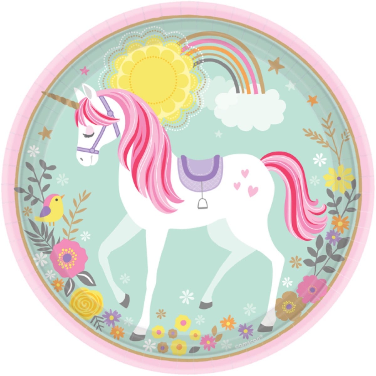 Assiettes - Licorne (8 pièces)