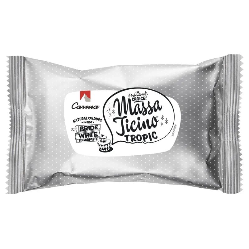Pâte à sucre Massa Ticino Tropic - Bride White (250g)