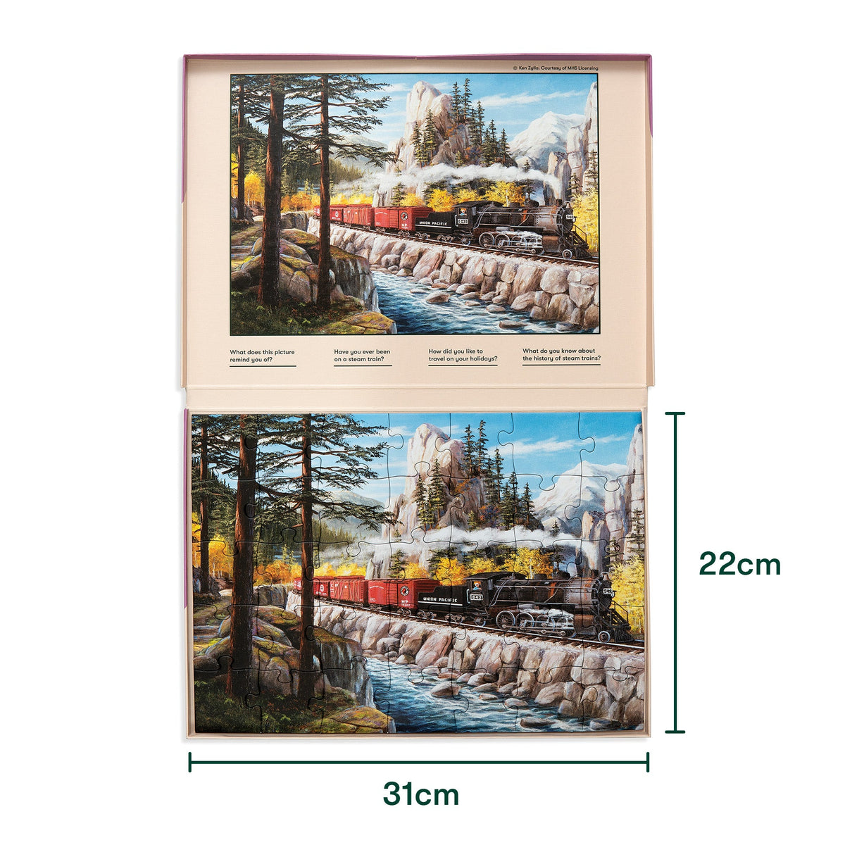 Puzzle 35 pieces - Steam Train