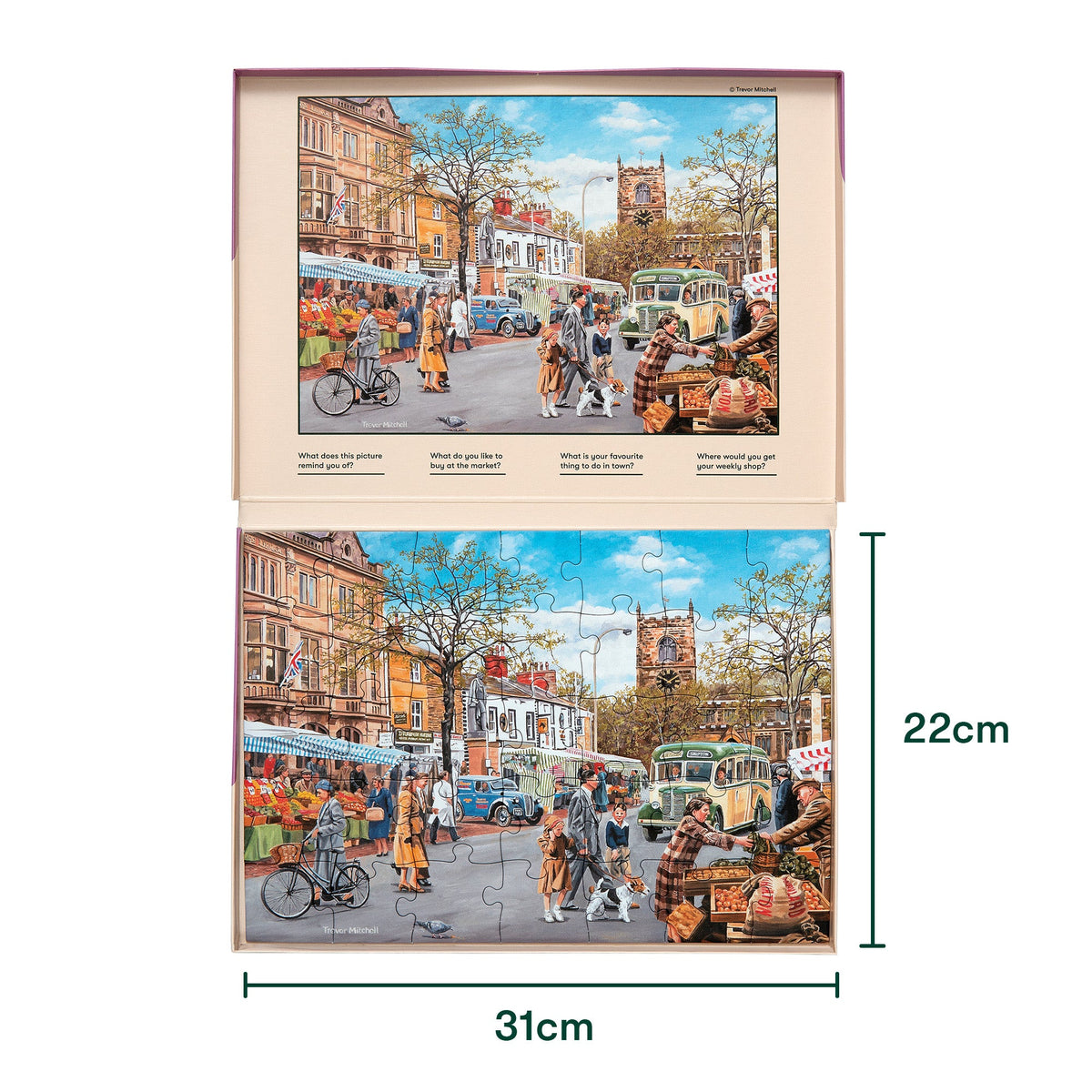 Puzzle 35 pieces - Autumn Market